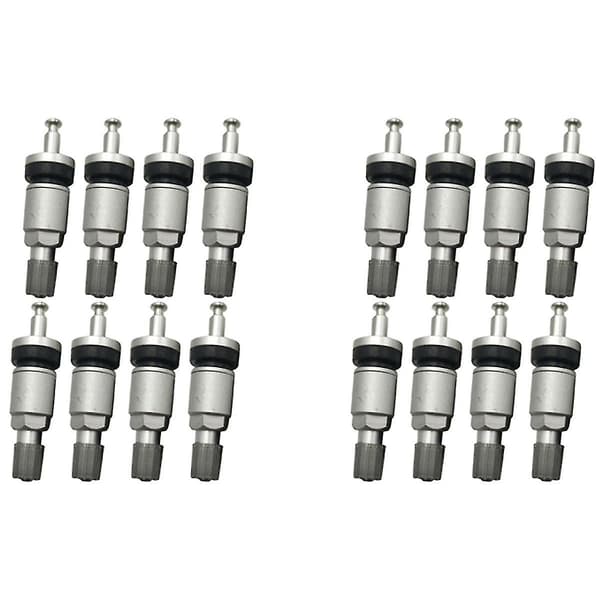 16 st TPMS Däckventiler för Tubeless Ventiler i Legering för Däcktrycksövervakningssystem Sensorventil St