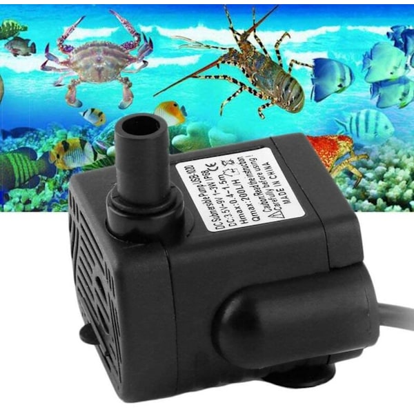 Monitoiminen vesipumppu Mini vesipumppu upotettava pumppu Akvaariosuihkulähde - 3W, 1 kpl