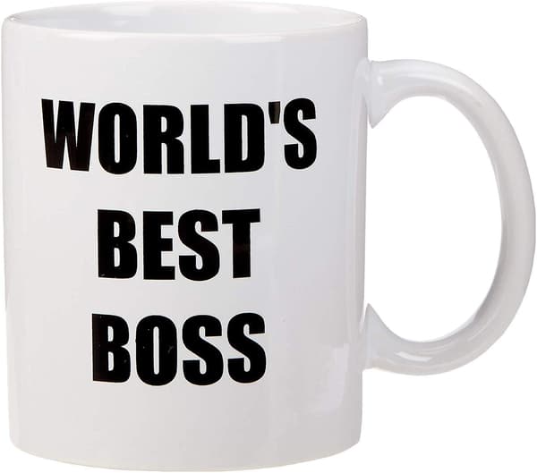 Muggar Rolig Världens Bästa Chef 11 oz Kaffemugg, 1 Styck (1-pack), Vit 2024THO