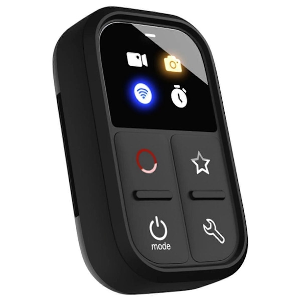 Trådlös Smart Fjärrkontroll för Hero 12/11/10/9/8 LED Färgdisplay Batteri 50M Kontroll Handled S
