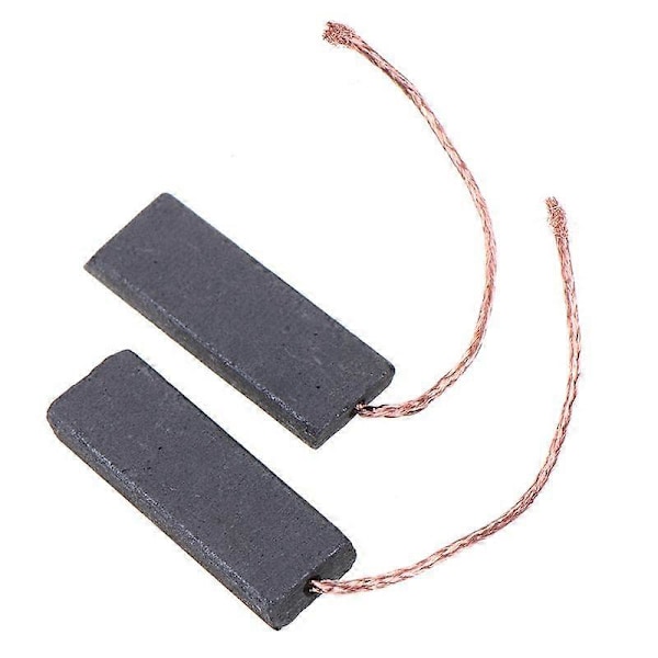 2 stk. 5*135*40 mm Sort Motor Vaskemaskine Kulbørste