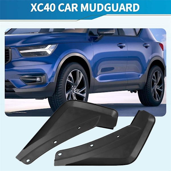 Stänkskydd för XC40 2018 2019 2020 2021 Fram Bak (Set med fyra)