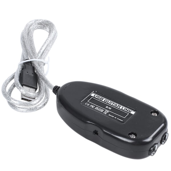 Gitarr till USB-gränssnittslänkadapter / PC-inspelning CD-studio Laptop