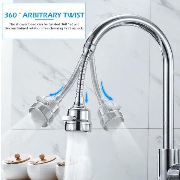 2-Pack - Nozzle for Faucet & Neck - Rotating Water Adapter