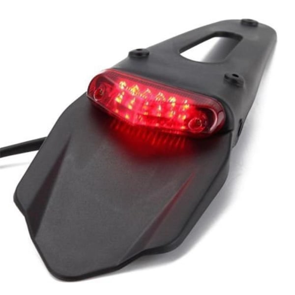 Bakre Fender LED Broms Röd Bakljus Motocross Motocross Xr Crf Klx Enduro Exc