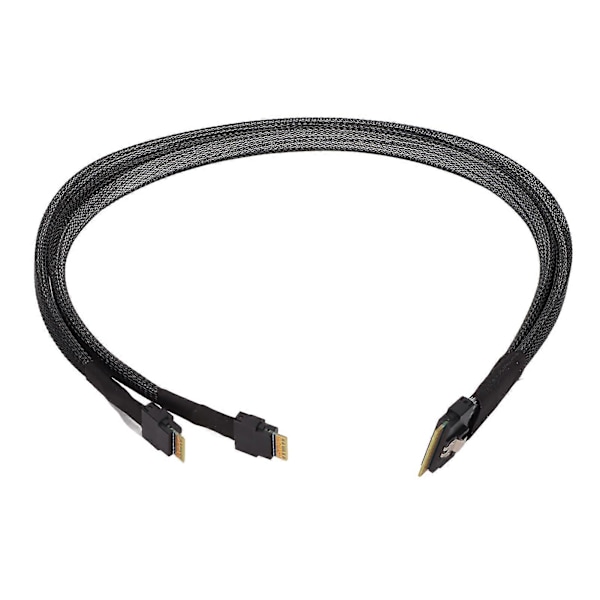 Mini SAS -kaapeli 24 Gbps Nopea tiedonsiirto SATA/ATA-liitäntä 0,5 m pituus SFF8654 8I - 2xSFF8654 4I -kaapeli