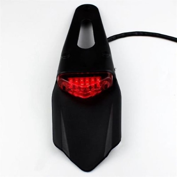 Bakre Fender LED Broms Röd Bakljus Motocross Motocross Xr Crf Klx Enduro Exc