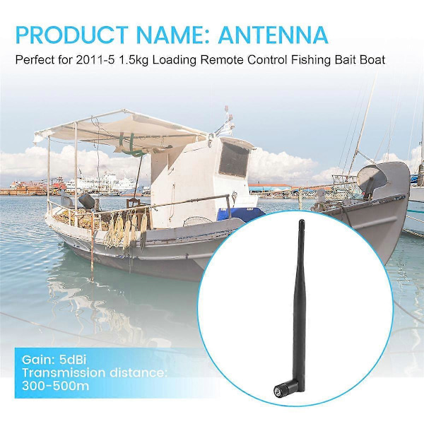 RC-båtantenn för Flytec 2011-5 1,5 kg Lastning Fjärrstyrd Fiskebetebåt Skeppsdelar Tillbehör
