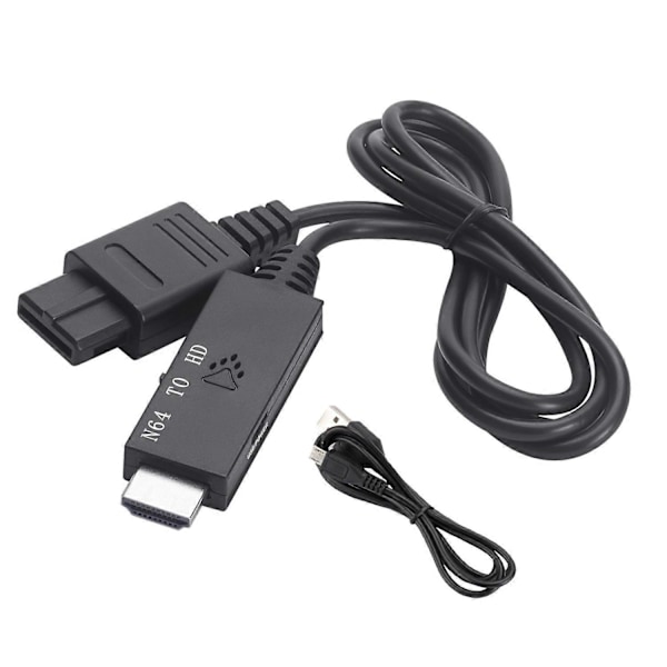N64 till HDMI-omvandlare för Nintendo SNES/NGC/SFC/N64 Plug and Play Spelkonsoladapter