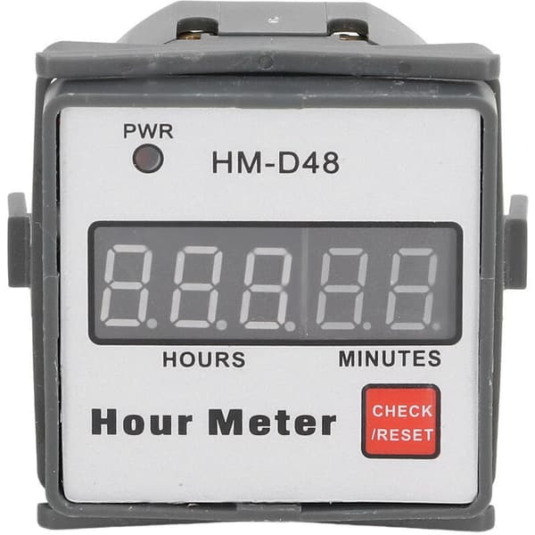 Timetæller, digitalt display, 0-999,99t, timer, AC 220V timetæller til motorudstyr