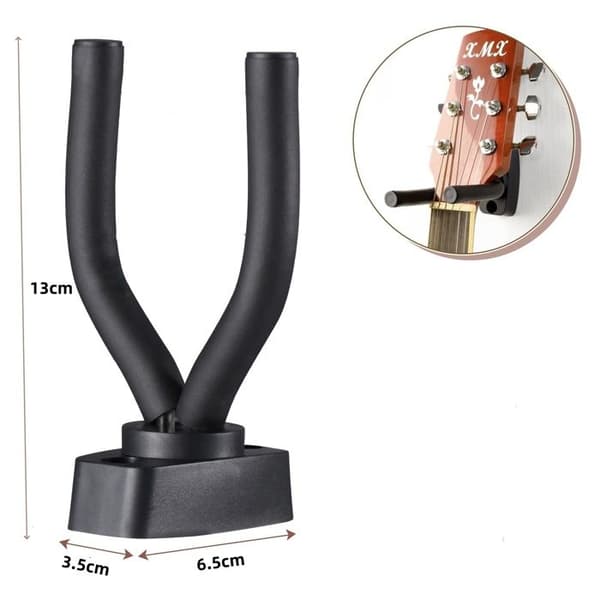 Gitarrkrokar, korta krokar, ukulele väggfästen, elgitarrfästen, metallfästen