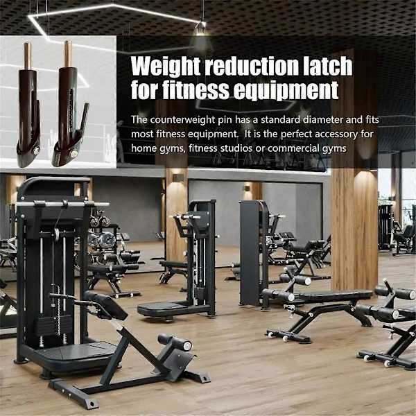 Multifunktionell Viktstackstift 9,5 mm Styrketräning Fitness Gym Utrustning Bodybuilding Ersättning