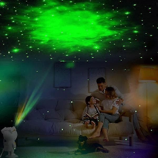 Astronaut Natlampe / Galaxy lampe - Stjernehimmel projektor
