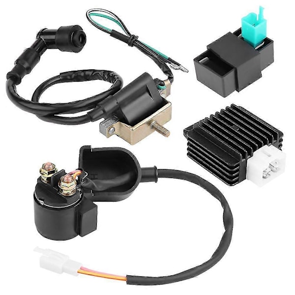 ATV Quad 50cc 70cc 90cc 110cc Regulator Ensretter Starter Relæ Tændspole CDI Boks Sæt