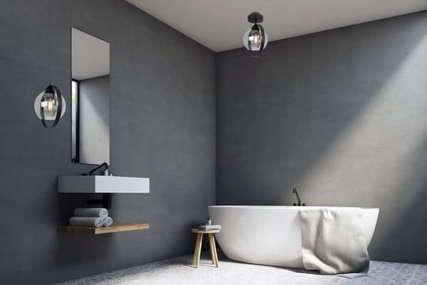 MODERNE LOFTLAMPE RINGGRAFIT af GLAS