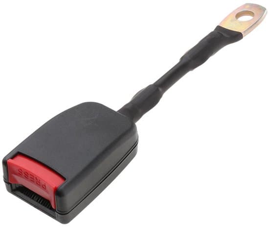 Bilbelte spenne foran - lang belteforlenger - 20 cm base - belteforbindelse - beltebeskyttelse - bilbelte av sokkeltype