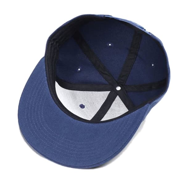 Mørkeblå Snapback Kasket med Spænde
