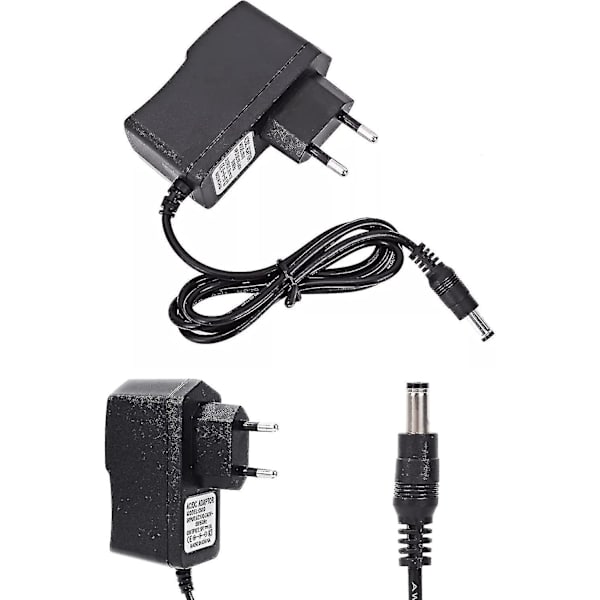 Tangentbord Piano Strömadapter, Universell 9v Ac/dc Strömadapter För Digitalt Tangentbord E-piano Klavir Tangentbord Musikinstrument, 100-240v (eu-kontakt)