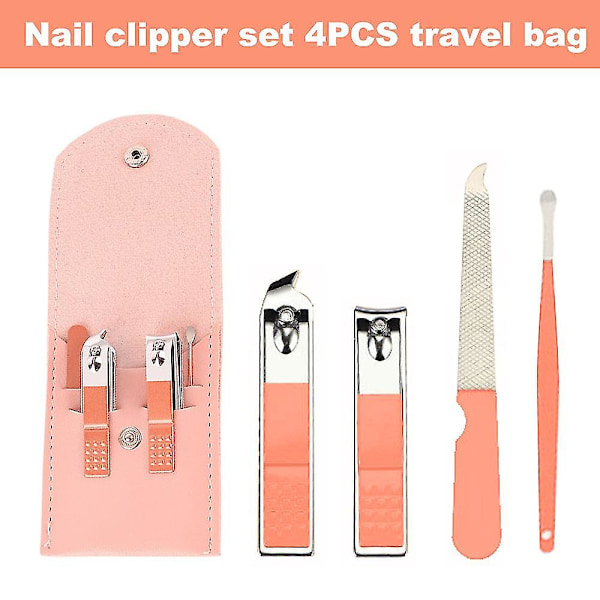 Nagelklippare, resepedikyrset, nagelklippare, nagelfilar, öronskedar, nagelklippare, bärbar