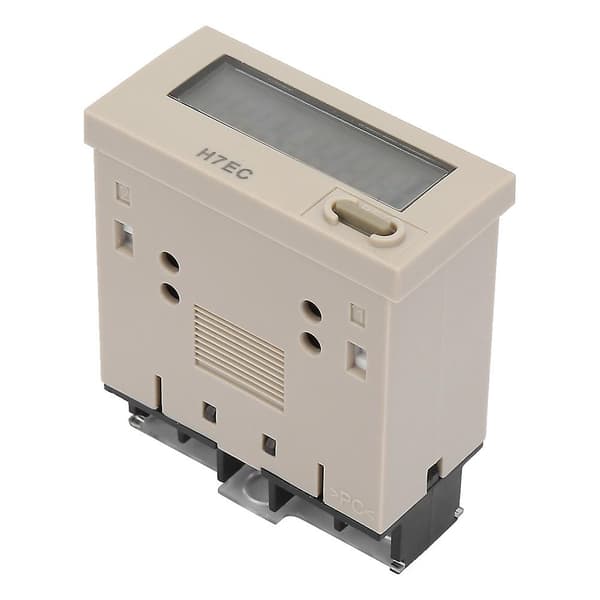 H7EC NV DC 3-36V Digital Elektrisk Teller Totalisator med 8-sifret LCD-display