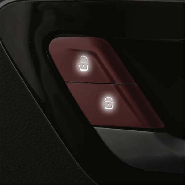 Bils interiør One Key Start Forlygte Håndbremse Dørknap Sticker Sæt til - C E GLC W206 W214 X254