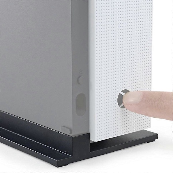 Vertikalt stativ til Xbox One S med indbyggede køleventiler og skridsikre fødder til Xbox One Slim spilkonsol dock mount