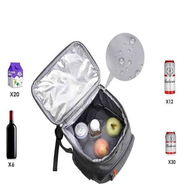 Isoleret rygsæk - 18L - Vandtæt - Holdbar - Bærbar