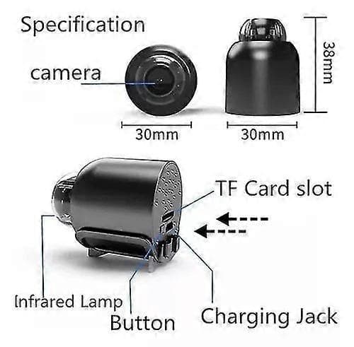 X5 Bærbart Full HD Mini Sikkerhedskamera