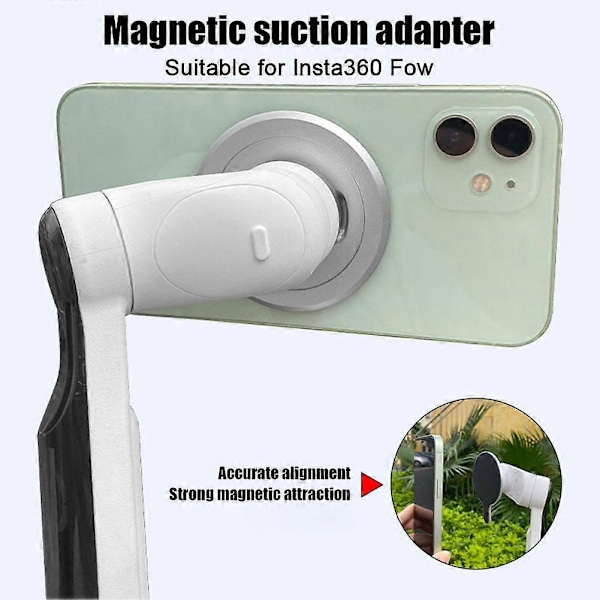 Magnetisk Telefonhållare För Insta360 Flow Magnetisk Adapter Fäste Hand