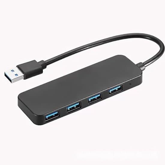 USB-hubb 3.0, 4-portars USB-hubbar, USB-splitter Mini USB-delare för stationär dator, bärbar dator, Xbox, flash-enhet, hårddisk, konsol, skrivare, PC