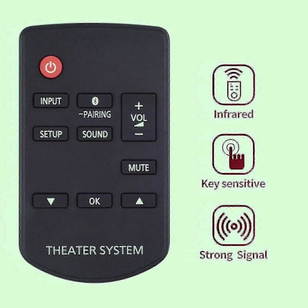 Fjernkontroll for Smart Theater System Player for Panasonic N2QAYC000098
