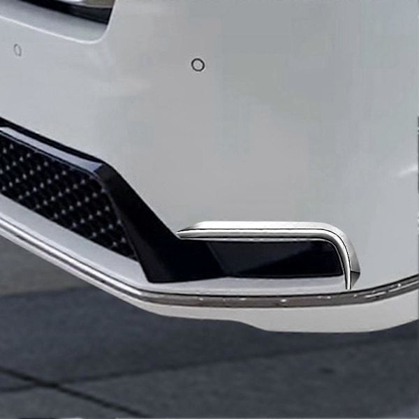 Bil Fram Dimljuslampa Ögonbryn Dimljus Trim Ram Fram Stötfångare Splitter Spoilers för STEPWGN RP8 Silver