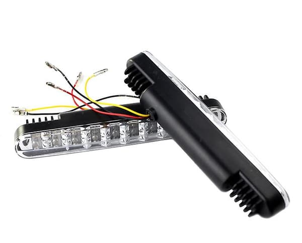 2x 30 LED Bil Dagkørelys DRL Daglyslampe med Blinklys 241097