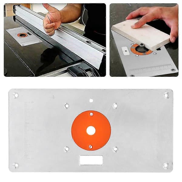 Flip Board til Træbearbejdning Trimmermaskine Panel Tilbehør 234mm x 118mm x 6mm