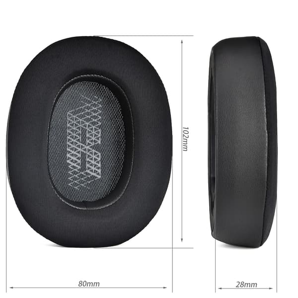 Cooling Ear Pads for JBL E65BTNC Duet NC LIVE650 660 BTNC Black