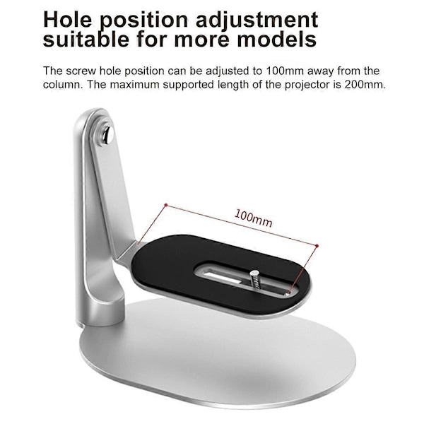 Projektorstativfäste för XGIMI Halo H6 Projektor Skrivbord Justerbart Projektorfäste för Xiaomi HY