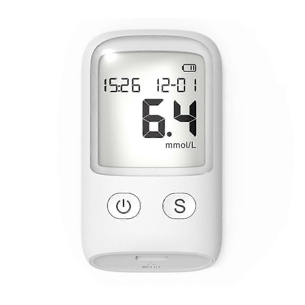 Hemoglobinmätare Hemoglobin Testkit Glucometer Mäter Blodsocker, 50 Test - Yvan