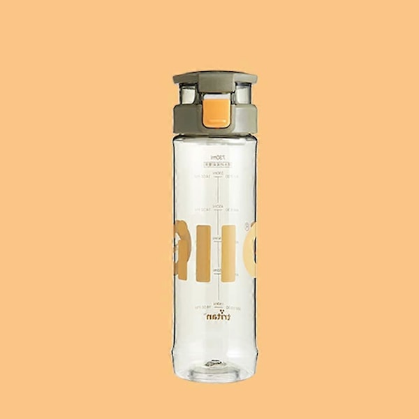 670ml Vattenflaska Utomhus Fitness Kopp med En Knapps Öppning BPA-Fri Sportvattenflaska (Rosa)-FÄRG: Grön