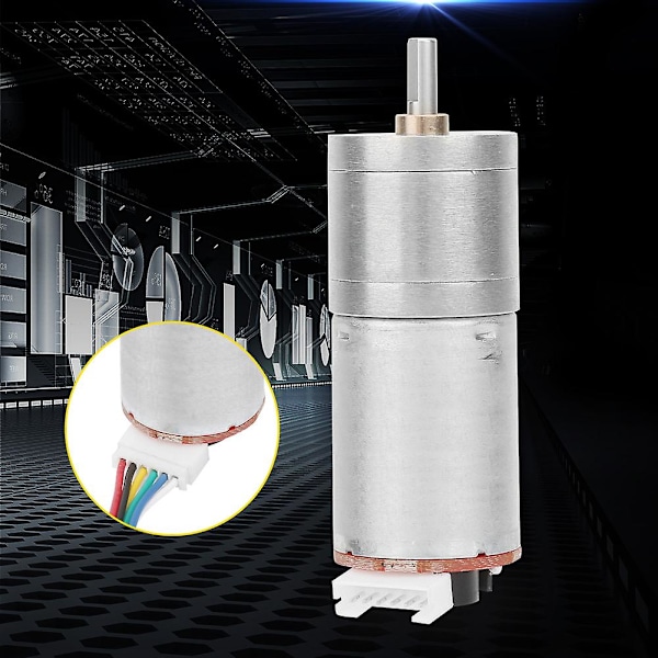DC 6V Encoder Gearmotor Hastighedsreduktionsmotor til Robot RC Bil DIY Motor Legetøj