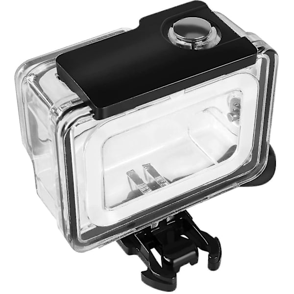 Vattentätt Skal för GoPro Hero 7 Silver/vit - 60m Skyddande Skal med Snabbkoppling för Mobilkontakt och Skruvar för Go Pro Hero7 Silver/vit