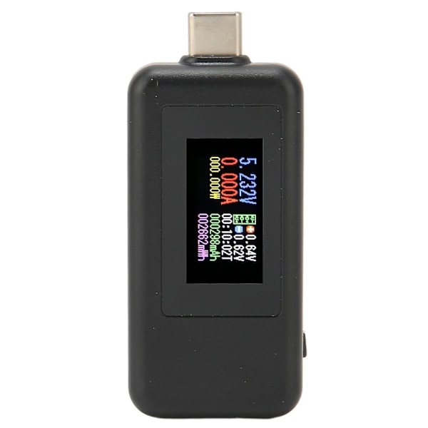 USB-testare Realtidsdetektering IPS HD-skärm Hög Noggrannhet Ström Avstängning Lagring USB Spänningsmätare-YM