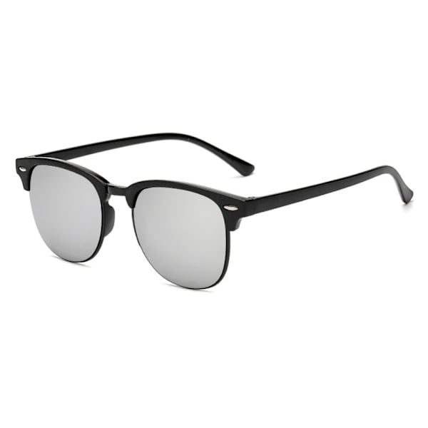 Sorte Clubmaster Solbriller Spejlglas