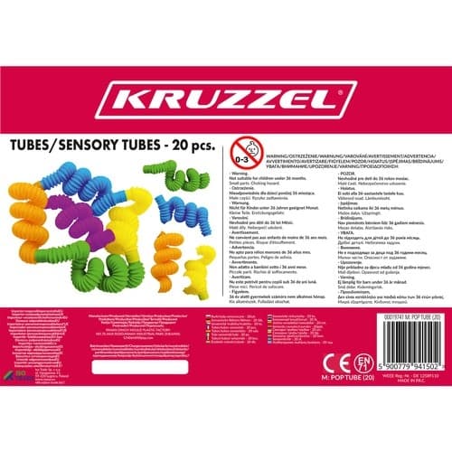 20-pakning - Pop Tube - Fidget Leker - Leketøy / Sensorisk