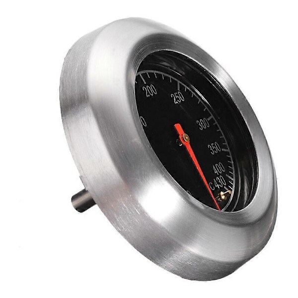 Termometer i rustfritt stål, metalltermometer, for grill i rustfritt stål, gassgrill, (60C -430C)