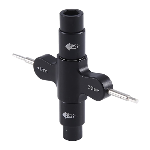 Super Quick Release -avain M5//M3 Avain 1,5 mm / 2,0 mm Kuusiokoloavain Quick Release -potkuri Mo