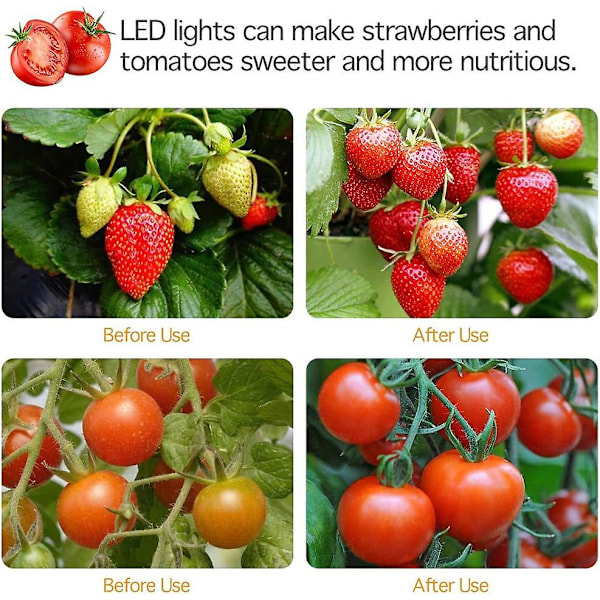 50w 78led Vækstlys Pære Plantebelysning E27 Med 7 Bølgelængder Ac 85-265v Til Planter, Blomster Og Grøntsager Indendørs/drivhus/have