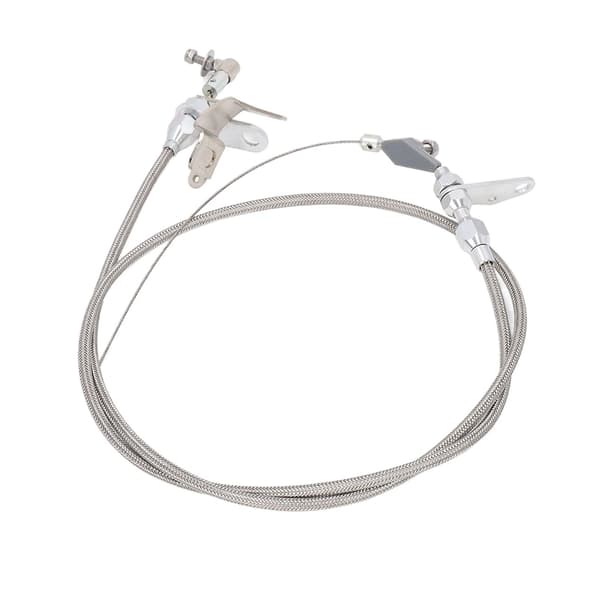 Kickdown-kabel i rustfrit stål 158 cm længde gaskabel udskiftning til 727 transmissioner