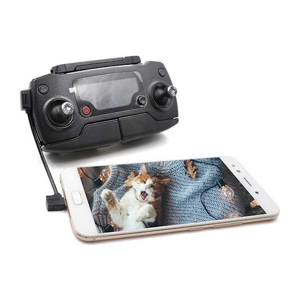 STARTRC DJI Mavic Mini/Mavic Pro/Mavic Air/Spark -kaukosäätimen Type-C -kaapeli datakaapeli
