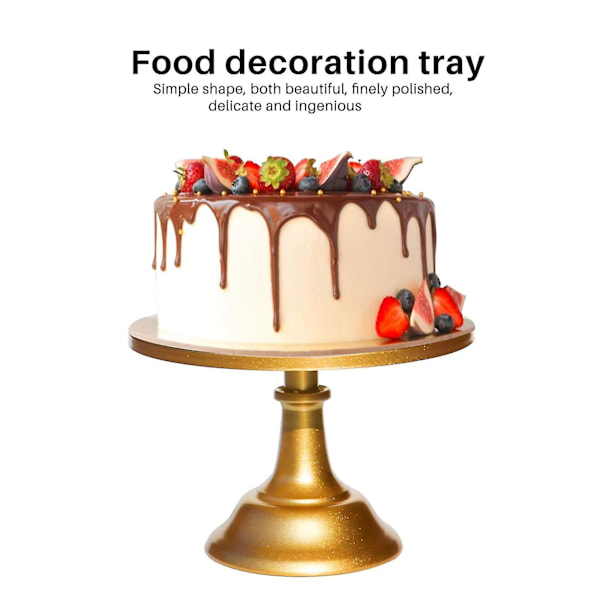 Metalljärn kakställ runt piedestal dessert hållare cupcake display rack bakverk för födelsedag bröllop