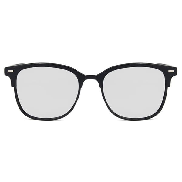 Black Clubmaster Sunglasses Mirror Lenses